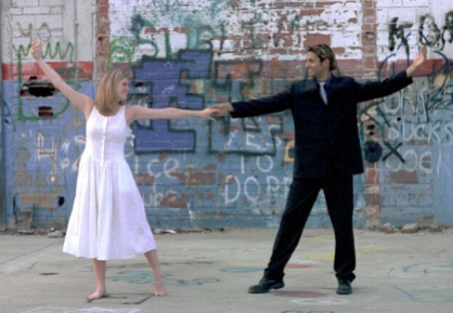 Marissa Robinson and Devin Luke in “Happy City” 2002 Mainstage by Len Falkenstein (photo: Stephen Moss)
