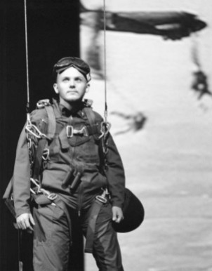 Michael Morrison in “Paratrooper” 2004 One Act by Mark Jarman (photo: Stephen Moss)