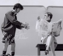 Seann Alexander Murray and Rebecca Tremblay in “Clover” 2004 Street Theatre by Stephanie Yorke (photo: Siobhan Wiggans)